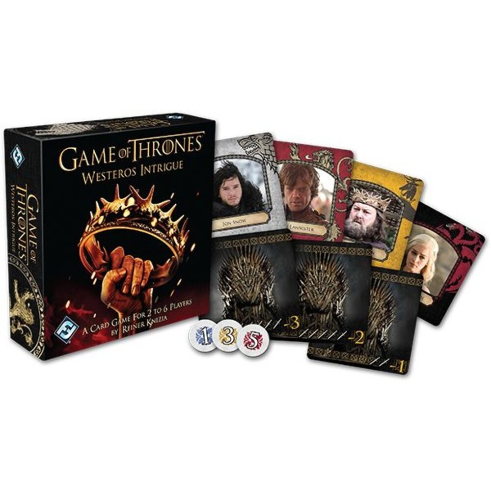 Game of Thrones Westeros Intrigue : A Card Game For 2-6 Players by Reiner Knizia